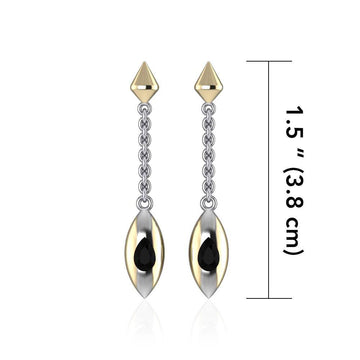 Blaque Pendant Earrings MER405 - Jewelry